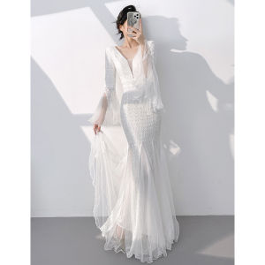 Champagne Evening Dress Mermaid Style