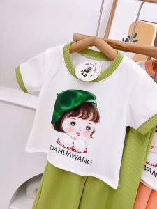 G1-Set croptop thun gân mềm bé gái 10-20kg