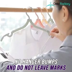 Folding Hanger Portable Travel Foldable Plastic Hanger Non-slip Hanger Wardrobe Clothes Magic Drying Rack