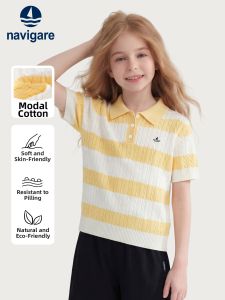 navigare kids | Girls Knit Top Summer Short Sleeve