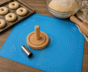 Cetakan donat kayu 1 set ukuran 7 cm bayar di tempat