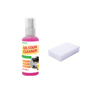 Heavy Duty Kitchen Grease Remover Oil Stain Cleaner Heavy Oil Remover Easily Cleans Stoves Oven Range Hoods Grease Removal Spray