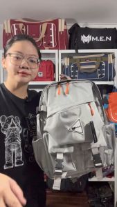 Balo đa năng nhiều ngăn 15.6 inch có USB 2 màu Gulari cam nổi bật GSR [Hỏa tốc]