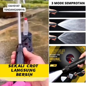 Kepala Semprotan Air Tanpa Listrik Alat Buat Cuci Kendaraan Mobil Motor Kuningan Semprotan Pistol Air Steam Nozzle Spray Hose Water Gun C02