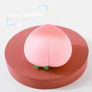 EELHOE | [DO]Soft Peach Fruit Squeeze Toy Slow Rising Stress Relief Squeeze Anti-Anxiety Sensory Fidget Toy Daily Joy[DO]
