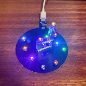 Wireless Power Supply Doll Base Pair More Wireless Power Light Bulb Model plus Light Wireless Transmission