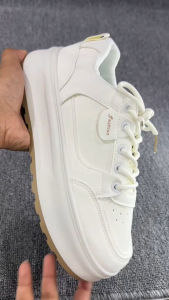 DILOOK C030 Sepatu Sneakers Putih Wanita Sepatu Putih Casual Cewek Keren Trend Kekinian