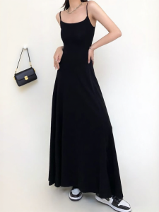 SUHUIQIAN | Slimming Cotton A-line Dress