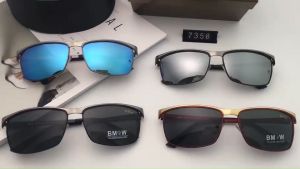 Authentic BMW Brand Men Polarized Sunglasses Fashion Shade For Men Metal Frame Driving Fishing Beach Fashion Anti UV400