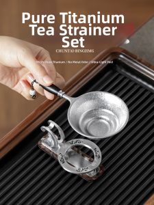 SHANGYANFANG | Rây Trà Tích Hợp Màng Lọc Titanium Siêu Mịn