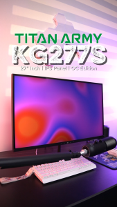 Titan Army KG277S 27 Fast IPS 275Hz Gaming Monitor 1ms HDR400 2K 2560*1440 DyDs Tech2.0 Headphone Hanger Double Side Light Hardware Low Blue Light