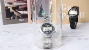 JINRONG | Slim LED Digital Watch With Stainless Steel Band Date & Alarm Features Sporty Style
