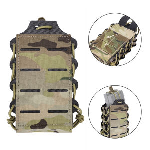 SINAIRSOFT Tactical 5.56 Magazine Storage Bag M4 Double-layer Magazine Bag Outdoor MOLLE Accessory Bag Functional Bag