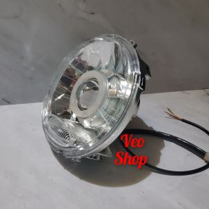 TERBARU BATOK REFLEKTOR REFEKTOR HANDLAMP LAMPU DEPAN VIXION OLD BULAT PROJI LED
