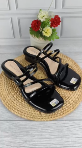 High Heels Wanita Terbaru 2025 Tinggi 3 cm Sendal Wanita Untuk Ke kondangan