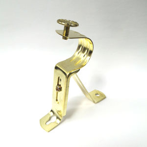Talao Curtain Rod Brackets Rod Holders for 28mm Rod Silver/Gold Color Premium Iron Drapery Rod Bracket for Walls