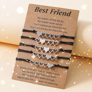 Panduan Membeli 1 Pasang Gelang Couple Pasangan Double Heart Love Bracelet