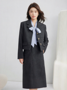 Professional Lightweight Womens Winter Wool Suit