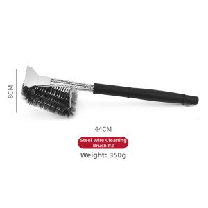 Pot Bottom Stain Removal Steel Brush Grill Mesh Cleaning Tool