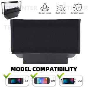 Dust Cover For Nintendo Switch 2/Switch 1/OLED Game Console Charging Dock Dustproof Protective Case Sleeve For NS2 Accessories
