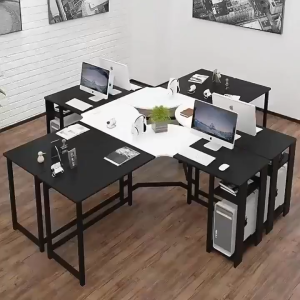 JUANSHOMEHUB L-Shaped Corner Desk Computer Gaming Desk PC Table Study table Home Office computer desk