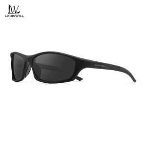 LouisWill Men Sunglasses Foldable Cycling Polarized Chameleon Glasses Driving Goggles Anti-glare Sun Glasses UV Protection Chic Retro Sun glasses