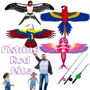 3D Dynamic Kite Mini Kite Flying Kite Kite Pocket Kite Dynamic Wing Eagle Kite Micro Cartoon Toys for Children