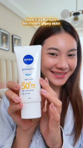 [LAUNCH DAY EXCLUSIVE] NIVEA SUN Protect & Light Feel Sensitive Sun Serum 90ml x2 + FREE Canvas Tote Bag