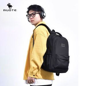 AUOTE กระเป๋าเป้สะพายหลังใส่แล็ปท็อป Tas Bahu Ranselเป้น้ำหนักเบากันการฉีกขาดกระเป๋าเป้สะพายหลังขนาดใหญ่กระเป๋าสะพายไหล่แบบลำลองกระเป๋านักเรียนกระเป๋าเดินทาง