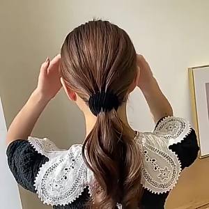 2Pcs ZYFHTT Bird Nest Shaped Hair clip Claw for Women Simple Lazy Ponytail clip Braider Tool Fashion Girl Hair Accessories