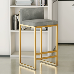 Modern Minimalist Bar Stool Counterfeit Cashier Jewelry Store Special High Backrest Luxury Home Use Counter Stool Chair