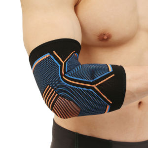 1Pcs Elbow Support Elastic Gym Sport Elbow Protective Pad Absorb Sweat Sport Basketball Volleyball Tennis Arm Sleeve Elbow Brace