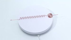 Vitality Plant Growth Stakes Set with Copper Coil 3pcs for Electroculture Gardening Solutions
