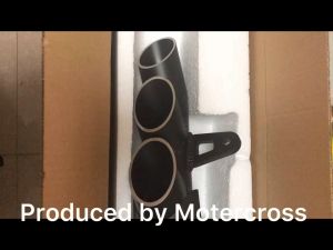 คู่หลุมใหญ่แถวระเบิดถนนท่อไอเสียสำหรับ R6 Z900 Zx6r Cbr500r Gsxr1000