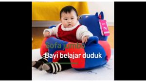 PROMO Sofa Jumbo Bayi Motif Hewan | Sofa untuk Belajar Duduk Bayi Anak Import
