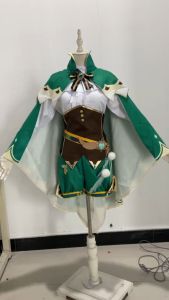 Genshin Impact Venti Barbatos Cosplay Costume Uniform Wig Anime Chinese Style Halloween Costumes For Women Game Wendi Windy