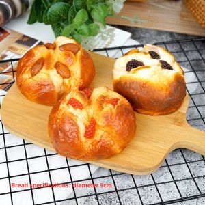Simulation Fake Soft Fragrant Fruit Bread Cake Food Model Slow Rebound Cabinet Set Decoration Decoration Wedding Ceremony Props