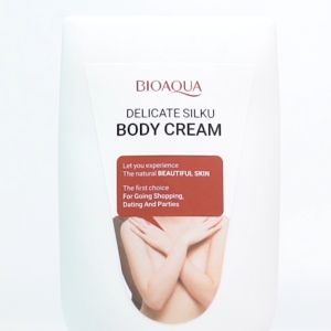 **【BPOM】 BIOAQUA Delicate Silky Face & Body Cream 180g**