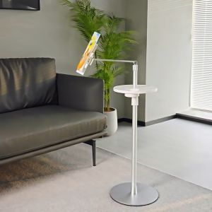 Reading Stand with a Cup Holder for Bed and Sofa Aluminium Alloy Support