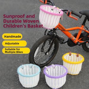 inwild | Colorful Woven Retro Childrens Bike Basket