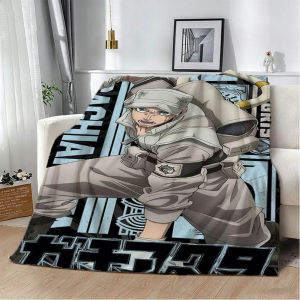 Bandai | 3D Cartoon G-GACHIAKUTA-S Anime Game Flannel Blanket Soft Throw Blanket Art For Home Decor Bedroom Bed Sofa Picnic Fans Gifts