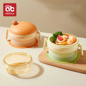 Baby food bowl baby specific feeding tools for Newborn complete of tableware constant temperature water injection insulated bowl