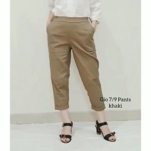 Free Shipping CELANA WANITA KATUN STRETCH GIO PANTS 7/9 COD / BAYAR DI TEMPAT