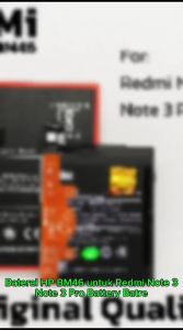 Baterai Batre HP Xiaomi Redmi Note 3 BM46 Batrai Xiomi Note 3 Pro BM 46 BM-46 Original Ori Battery