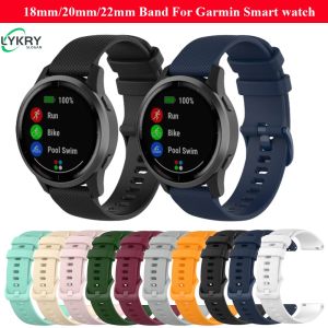 MAFAM【🚀Ready Indonesia】✨Tali Strap 18/20/22mm Garmin venu sq /sq2/music Soft Silicone Strap Universal For Redmi watch5 Active/Lite Samsung/Huawei GT4 Pro Galaxy Watch Series Xiaomi Haylou LS02 Tail Accessories Watproof Strap