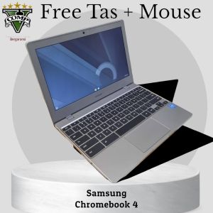 Samsung Chromebook 4 - XE310XBA Intel Celeron - N4020 Ram 4Gb Ssd 32Gb Slim Cantik Fullset