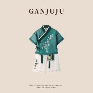 BOGUXIONG | Boys Traditional Chinese Clothing Summer Lightweight Chinese Style Costume