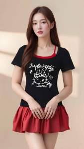 Áo thun nữ lót yếm size 40-58kg