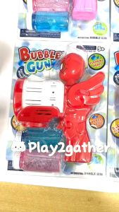Automatic Bubble Machine Cute Cartoon With Lights Water Kid Toys Bubble Balloon Soap Outdoor Game 卡通电子泡泡枪 *READY STOCK*