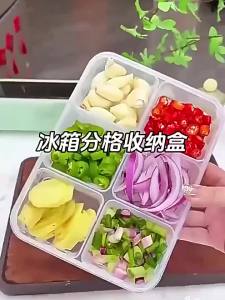 Fridge Side Door Fruit Vegetable Spice Food Case Container Refrigerator Food Fresh Storage Box Kitchen Organizer Storage Boxs